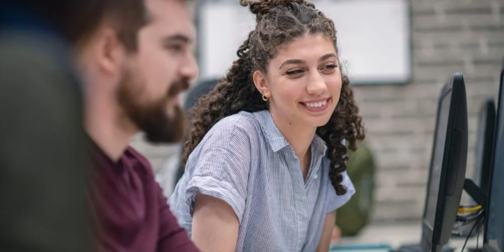 Students in a hospitality and tourism course